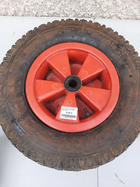 roue brouette gonflable diam 38 cm