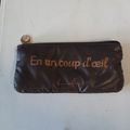 Etui à lunettes, doublé,  "En un coup d'oeil"
