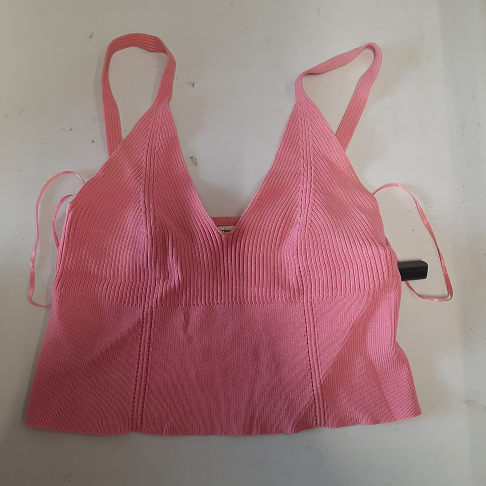 Croc top rose Stradivarius T XS