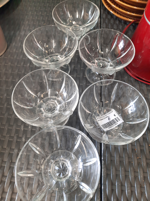 6 coupes à fruits