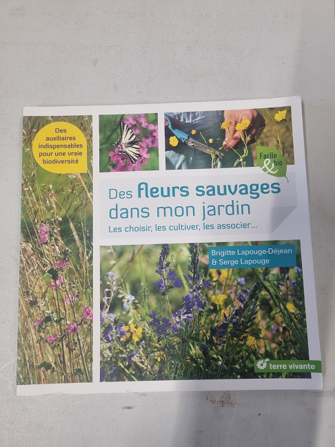 livre -des fleurs sauvages de mon jardin.