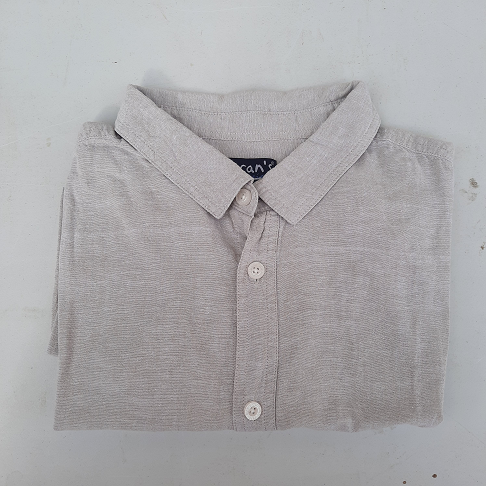Chemise beigge en coton                                          XL