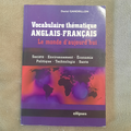 livre vocabulaire Anglais francais