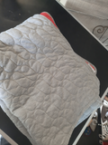 Plaid gris corail