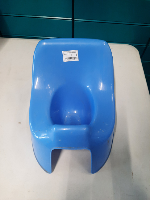 pot de chambre dosseret bleu enfant puériculture