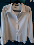 chemisier blanc coton taille XL