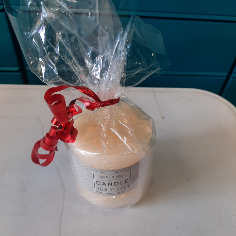 Bougie fleur de coton