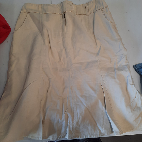 jupe blanche camaïeu