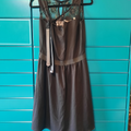 robe noire avec ceinture Naf Naf