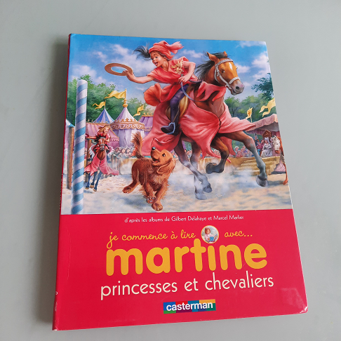 livre je commence à lire avec martine