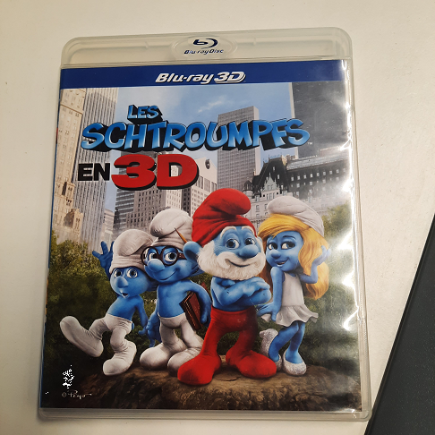 blu ray 3d les schtroumpfs