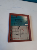Miroir peint « Pierrot »