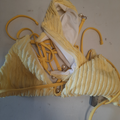 maillot bain jaune 2 pièces