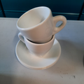 2 tasses + soucoupes