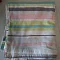 Nappe rayé pastel  140*240cm