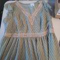Robe verte bohème taille XL