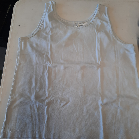 debardeur bleu taille 50/52