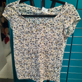 t shirt Monoprix fleurs T.1