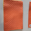 set de table tréssé orange