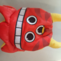 peluche Diable fermeture