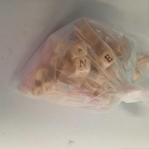 sachet de perles carrées jeu