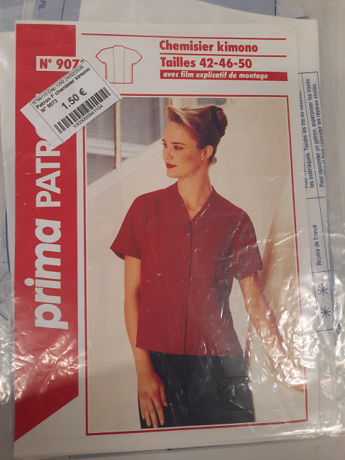 Patron F chemisier kimono  N° 9073