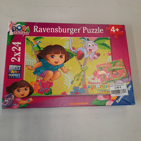 puzzle 2 x24 pieces dora