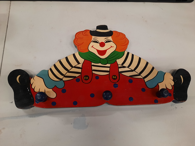 patere murale clown