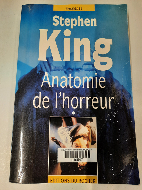 livre -Anatomie de l’horreur.