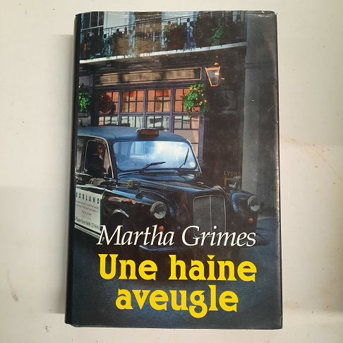 livre  Martha Grimes / une haine aveugle