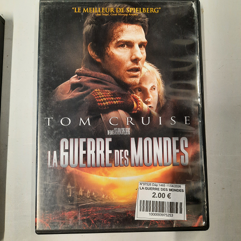 DVD LA GUERRE DES MONDES