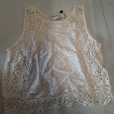 Débardeur dentelle Zara T XS