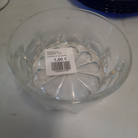 coupelle en verre