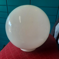 Globe en verre dépoli blanc lampe