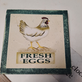 tableau déco 'poules
