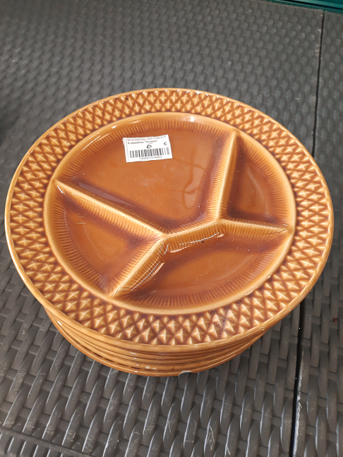 6 assiettes "fondue"