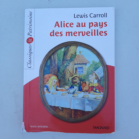 livre  Alice au pays des merveilles