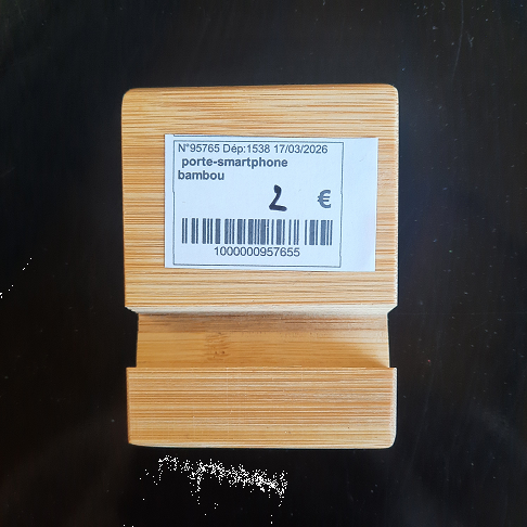 porte-smartphone bambou hifi