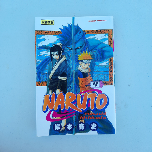livre manga Naruto n°4