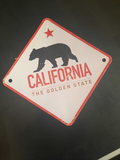plaque mettale  californie