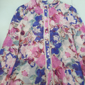 Chemisier imprimé fleurs Peace n' Love           S/M