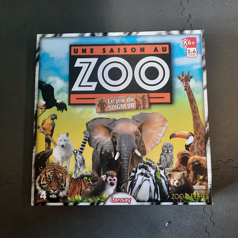 jeu de société "une saison au zoo
