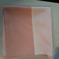 Taie d"oreiller rectangulaire rose/grise