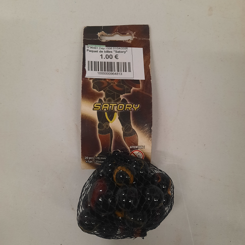 Paquet de billes "Satory" jeu