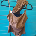 Maillot de bain femme marron taille 42