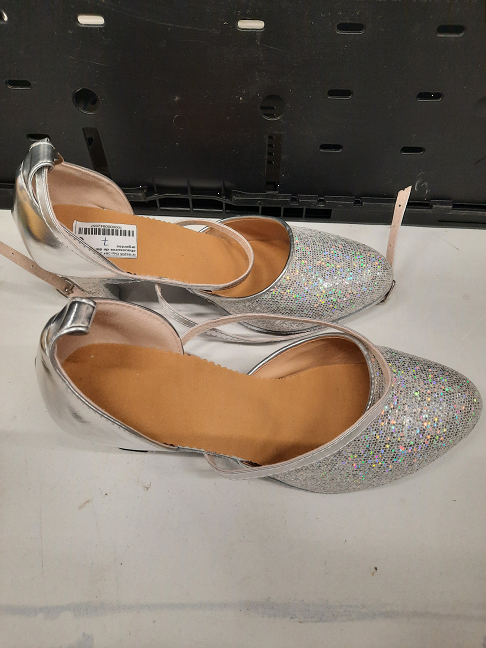 chaussures de danse argentés