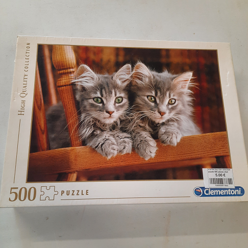 puzzle 500 pieces chat