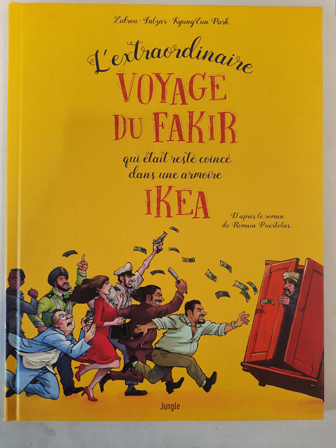 bande dessinée l'incroyable voyage du fakir