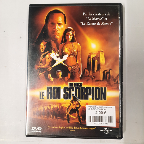 DVD LE ROI SCORPION