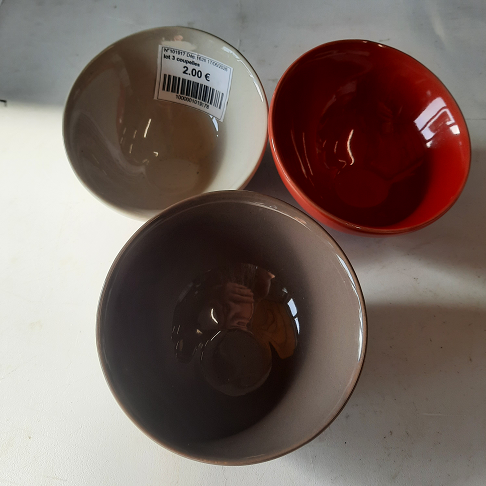 lot 3 coupelles